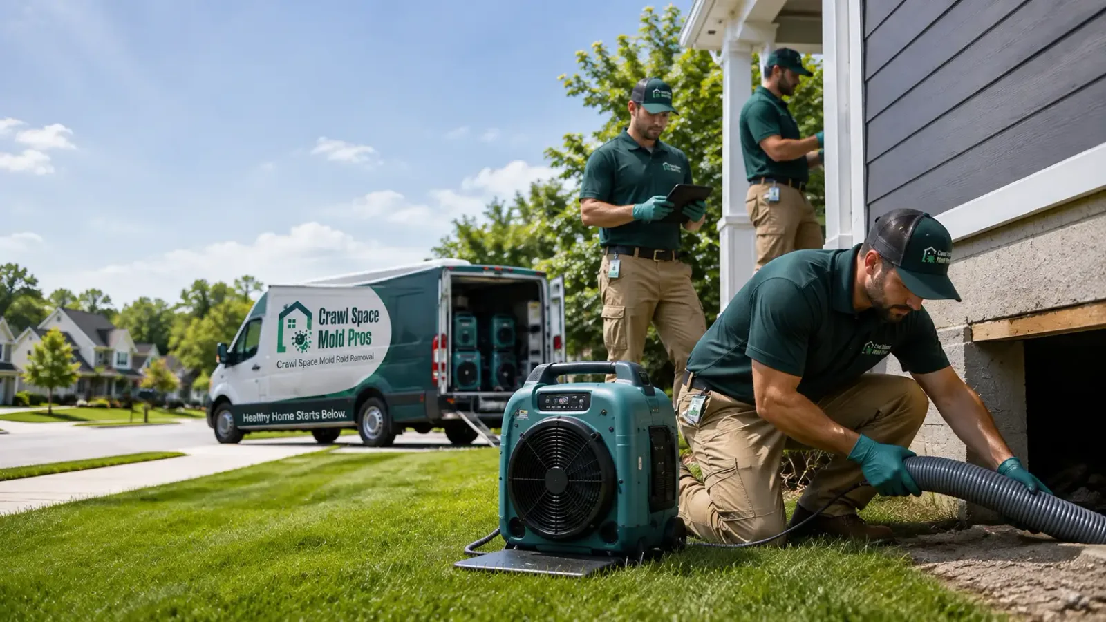 Crawl Space Mold Removal in Colfax, WI